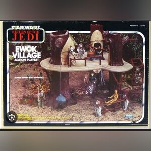 Vintage Star Wars Ewok Village